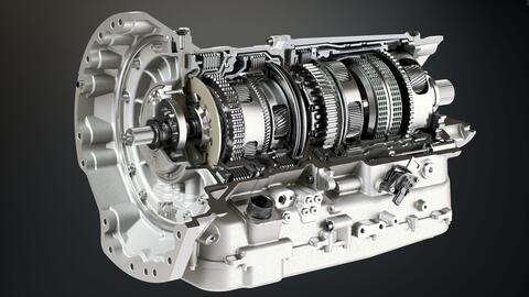 【三維產品動畫】14 精密機械飛機引擎結構爆炸組裝效果
